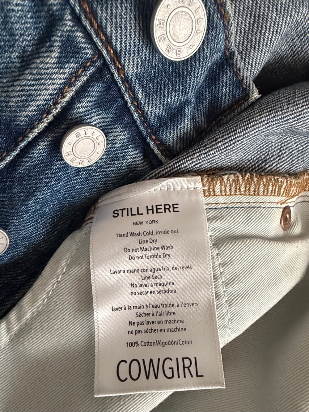 Still Here Cowgirl Jeans - Blue - Picture 2 of 5